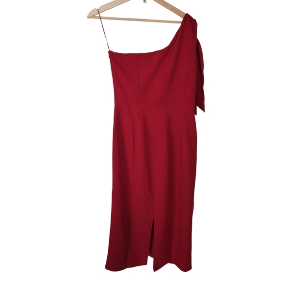Dress The Population Tiffany Dress Midi Garnet Color New With Tags Size … - Picture 3 of 6